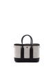Pre-owned Hermes Pre-Owned HERMES Neo Garden 23 Canvas & Leather Logo Engraved Hardware Tote - 2