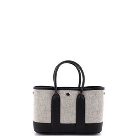 Pre-Owned Hermes Pre-Owned Hermes Neo Garden Tote Toile and Leather 23