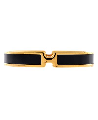 Pre-owned Hermes Pre-Owned HERMES Olympe Bracelet Metal and Leather