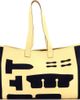 Pre-Owned Hermes Pre-Owned Hermes Petit H Skeleton Tote Toile and Leather GM - 1