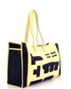 Pre-Owned Hermes Pre-Owned Hermes Petit H Skeleton Tote Toile and Leather GM - 2