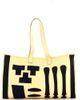Pre-Owned Hermes Pre-Owned Hermes Petit H Skeleton Tote Toile and Leather GM - 3