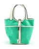 Pre-owned Hermes Pre-Owned HERMES Picotin Canvas & Leather Top Handle Bag - 1