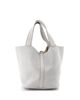 Pre-owned Hermes Pre-Owned HERMES Picotin Lock Clemence Leather Bucket Bag - 3