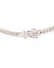 Pre-owned Hermes Pre-Owned HERMES Pm Boucle Sellier Necklace Sterling Silver, 17 - 3