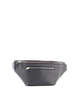 Pre-owned Hermes Pre-Owned HERMES Pm Cityslide Togo Leather Silver Tone Hardware Belt Bag