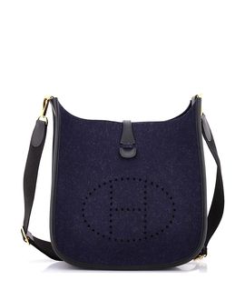 Pre-owned Hermes Pre-Owned HERMES Pm Evelyne Bag Gen Iii Felt