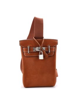Pre-owned Hermes Pre-Owned HERMES Pm Hac a Dos Backpack Barenia Faubourg