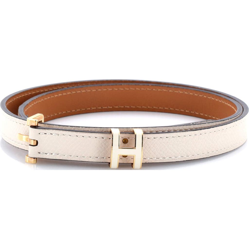 Pre-Owned Hermes Pre-Owned Hermes Pop H Belt Leather Thin
