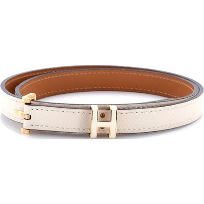 Pre-Owned Hermes Pre-Owned Hermes Pop H Belt Leather Thin