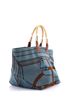 Pre-owned Hermes Pre-Owned HERMES Sac Steeple Tote Printed Toile with Wood - 2