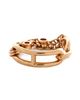 Pre-owned Hermes Pre-Owned HERMES Small Chaine d'Ancre Chaos Ring 18K Rose Gold with Diamonds - 3