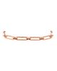 Pre-owned Hermes Pre-Owned HERMES Small Kelly Chaine Bracelet 18K Rose Gold and Pave Diamonds - 2