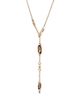 Pre-Owned Hermes Pre-Owned Hermes Sur Mer Necklace Lacquered Metal with Buffalo Horn Small - 1