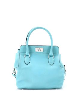 Pre-owned Hermes Pre-Owned HERMES Toolbox 20 Leather Convertible Top Handle Bag