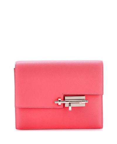 Pre-owned Hermes Pre-Owned HERMES Verrou Clutch Chevre Mysore