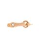 Pre-owned Hermes Pre-Owned HERMES Very Small Galop Ring 18K Rose Gold with Diamond - 1
