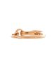 Pre-owned Hermes Pre-Owned HERMES Very Small Galop Ring 18K Rose Gold with Diamond - 2