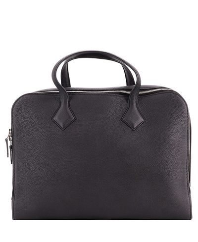 Pre-owned Hermes Pre-Owned HERMES Victoria Light Briefcase Togo