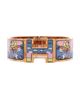 Pre-owned Hermes Pre-Owned HERMES Wide Clic H Bracelet Printed Enamel - 1