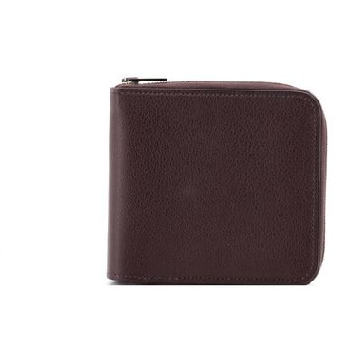 Pre-Owned Hermes Pre-Owned Hermes Zipengo H Verso Bifold Wallet Leather Compact
