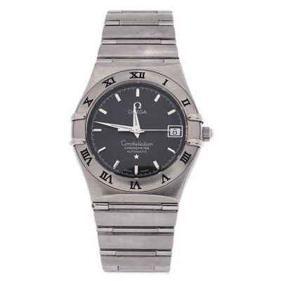 Pre-Owned Omega Pre-Owned Omega Constellation Automatic Watch Stainless Steel 35