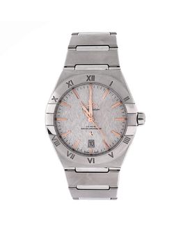 Pre-owned Omega Pre-Owned Omega Constellation Chronometer Co-Axial Automatic Watch in Stainless Steel 39mm