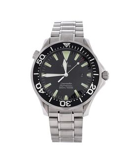 Pre-owned Omega Pre-Owned Omega Seamaster Professional 300M Quartz Watch in Stainless Steel 41mm