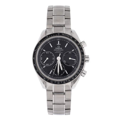 Pre-Owned Omega Pre-Owned Omega Speedmaster Racing Co-Axial Chronograph Automatic Watch Stainless Steel 40