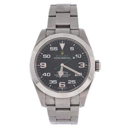 Pre-Owned Rolex Pre-Owned Rolex Oyster Perpetual Air King Chronometer Automatic Watch Stainless Steel 40