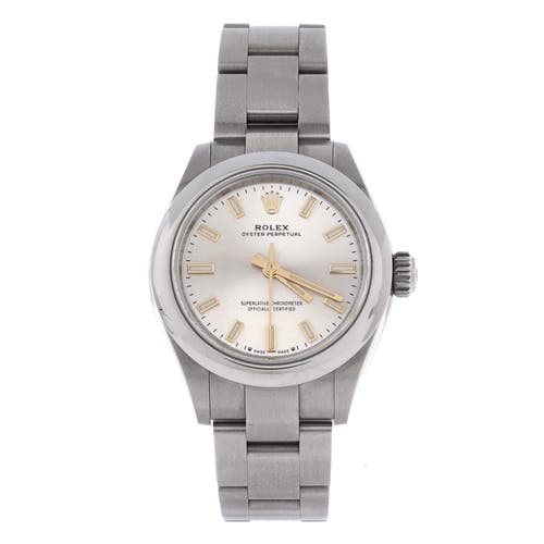 Pre-Owned Rolex Pre-Owned Rolex Oyster Perpetual Automatic Watch Stainless Steel 28