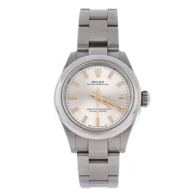 Pre-Owned Rolex Pre-Owned Rolex Oyster Perpetual Automatic Watch Stainless Steel 28