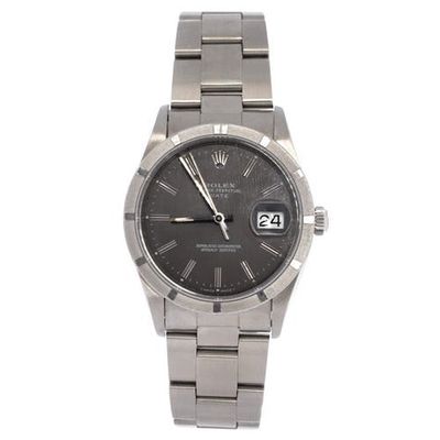 Pre-Owned Rolex Pre-Owned Rolex Oyster Perpetual Date Automatic Watch Stainless Steel 34