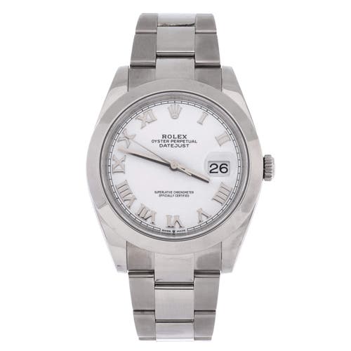 Pre-Owned Rolex Pre-Owned Rolex Oyster Perpetual Datejust Automatic Watch Stainless Steel 41