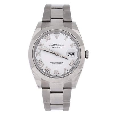 Pre-Owned Rolex Pre-Owned Rolex Oyster Perpetual Datejust Automatic Watch Stainless Steel 41
