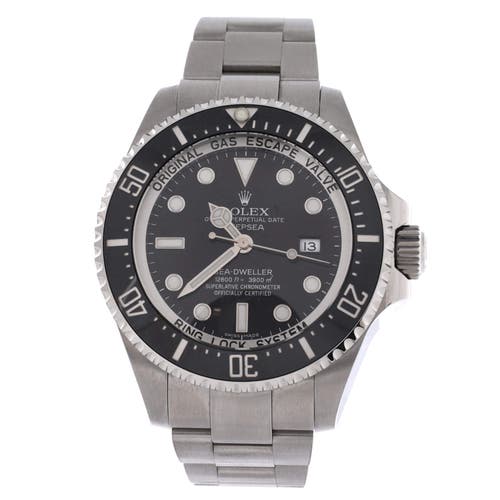 Pre-Owned Rolex Pre-Owned Rolex Oyster Perpetual Deepsea Sea-Dweller Automatic Watch Stainless Steel and Cerachrom 44