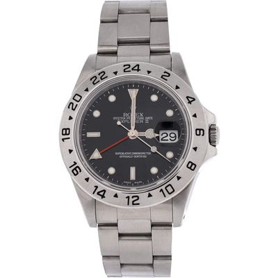 Pre-Owned Rolex Pre-Owned Rolex Oyster Perpetual Explorer II Automatic Watch Stainless Steel 40