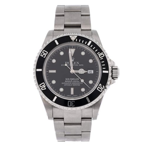 Pre-Owned Rolex Pre-Owned Rolex Oyster Perpetual Sea-Dweller Automatic Watch Stainless Steel 40