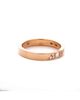 Pre-owned Van Cleef & Arpels Pre-Owned Van Cleef & Arpels 3mm Toujours Signature Etoiles Wedding Band Ring 18K Rose Gold and Diamonds - 2