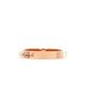 Pre-owned Van Cleef & Arpels Pre-Owned Van Cleef & Arpels 3mm Toujours Signature Etoiles Wedding Band Ring 18K Rose Gold and Diamonds - 3