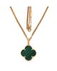 Pre-owned Van Cleef & Arpels Pre-Owned Van Cleef & Arpels Magic Alhambra Pendant Long Necklace 18K Gold and Malachite, 36 - 2