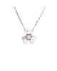 Pre-owned Van Cleef & Arpels Pre-Owned Van Cleef & Arpels Mini Frivole Pendant Necklace 18K White Gold and Diamond, .6 - 1