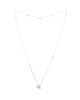 Pre-owned Van Cleef & Arpels Pre-Owned Van Cleef & Arpels Mini Frivole Pendant Necklace 18K White Gold and Diamond, .6 - 2