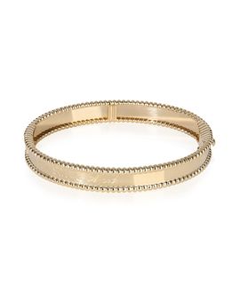Pre-owned Van Cleef & Arpels Pre-Owned Van Cleef & Arpels Perlee Signature 18k Yellow Gold Bracelet