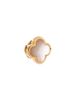 Pre-owned Van Cleef & Arpels Pre-Owned Van Cleef & Arpels Pure Alhambra Stud Earrings 18K Gold and Mother of Pearl - 2
