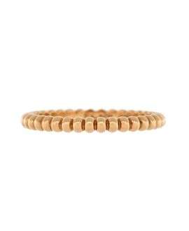 Pre-owned Van Cleef & Arpels Pre-Owned Van Cleef & Arpels Small Perlee Ring 18K Rose Gold