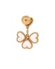 Pre-owned Van Cleef & Arpels Pre-Owned Van Cleef & Arpels Sweet Alhambra Effeuillage Heart Earrings 18K Gold with Mother of Pearl and Diamonds - 3