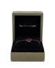 Pre-owned Van Cleef & Arpels Pre-Owned Van Cleef & Arpels Sweet Alhambra Heart Bracelet 18K Rose Gold with Carnelian - 3
