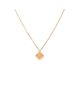 Pre-owned Van Cleef & Arpels Pre-Owned Van Cleef & Arpels Sweet Alhambra Pendant Necklace 18K Rose Gold - 1