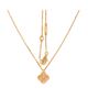 Pre-owned Van Cleef & Arpels Pre-Owned Van Cleef & Arpels Sweet Alhambra Pendant Necklace 18K Rose Gold - 3